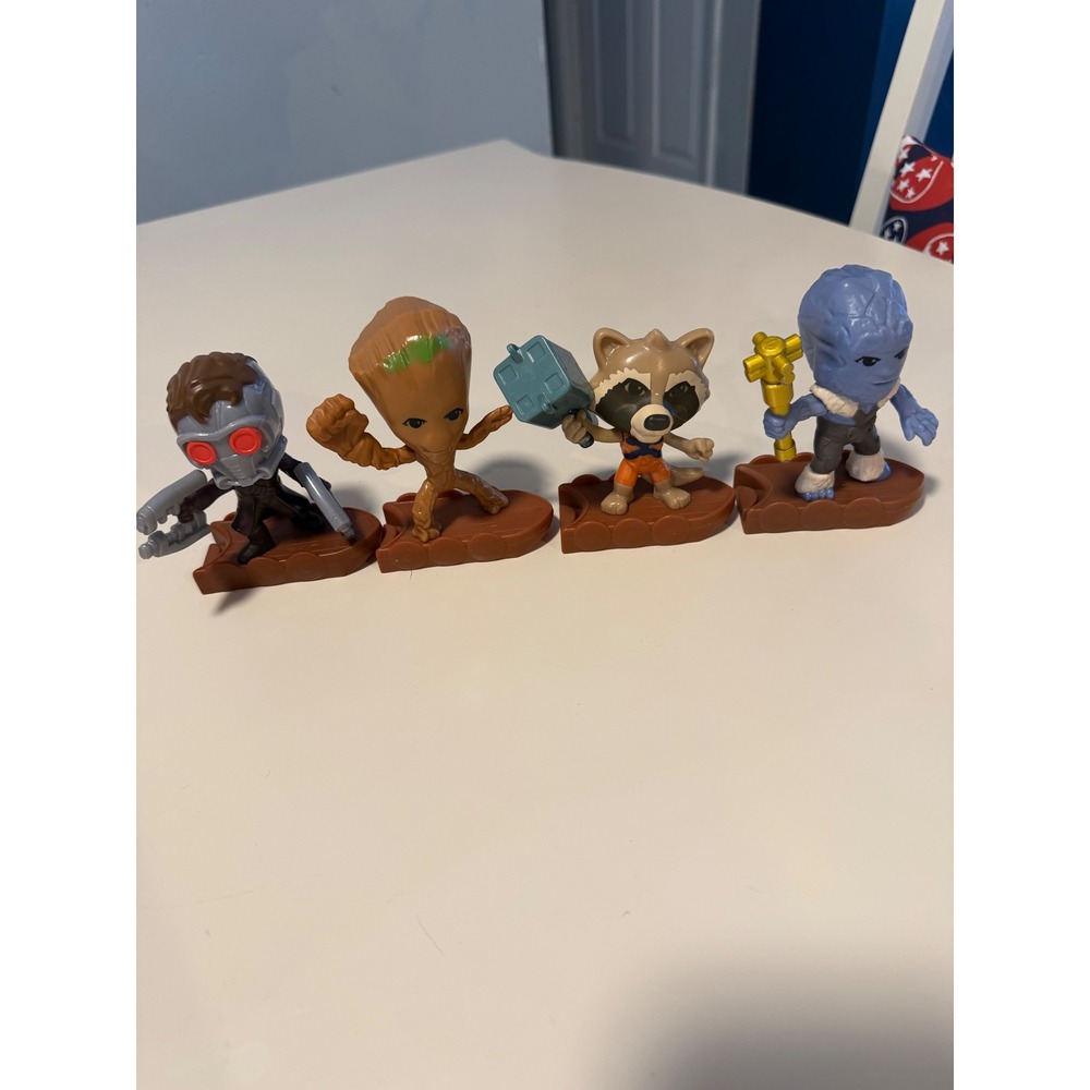 Marvel Guardians of the Galaxy‎ Vol 2 McDonalds Happy Meal Toy Set of 4 Figures